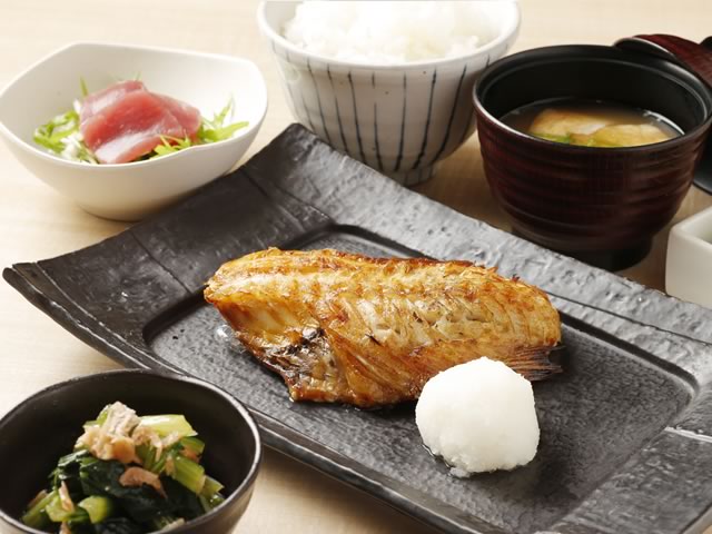 炭火焼魚定食